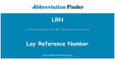 lrn finder|lrn website.